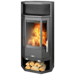 Krbová kamna ABX Tampere černý plech